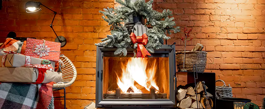Travis Industries Linear Gas Fireplace Installation in Woonsocket, Rhode Island