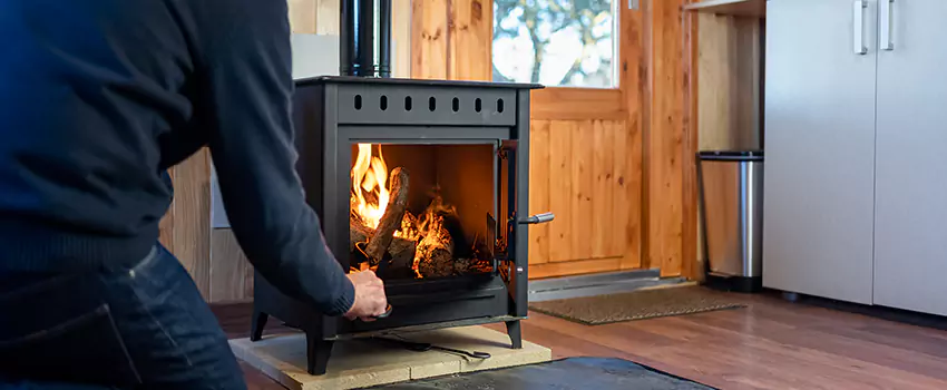 Open Hearth Wood Fireplace Installation in Woonsocket, RI