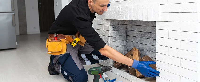 Fireplace Damaged Damper Frame Repair Services in Woonsocket, Rhode Island