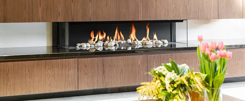Double-height Fireplace Design Refurbishment in Woonsocket, Rhode Island